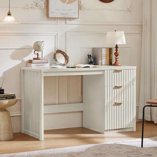 Office Desk 48" with 3 Drawers Storage File Cabinet, view 2