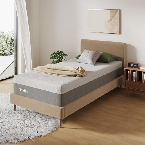 Bliss Twin Mattress, 10 Inch Gel Memory Foam Twin Mattress in a Box, view 4