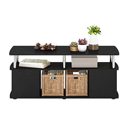 Jaya TV Stand, 3-Tier Entertainment Center with Open Shelf, view 7