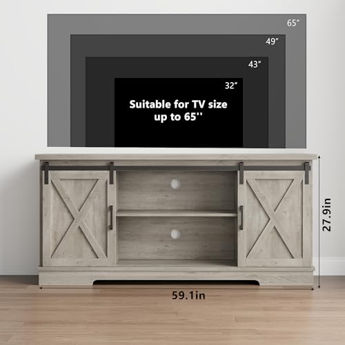 Farmhouse Tv Stand for 65 inch TVs, view 8