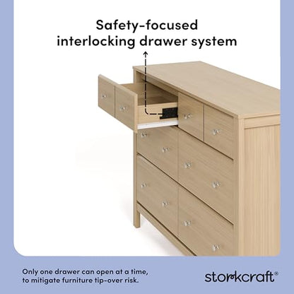 Horizon 6 Drawer Dresser, Driftwood, view 7