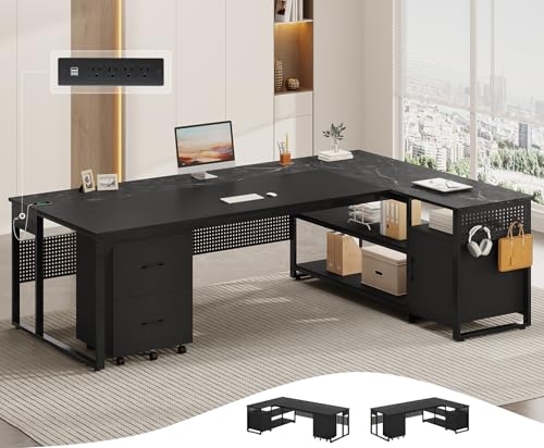 71" Executive Desk, view 2