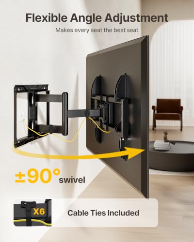Full Motion TV Wall Mount for 37-84 Inch TVs, view 6