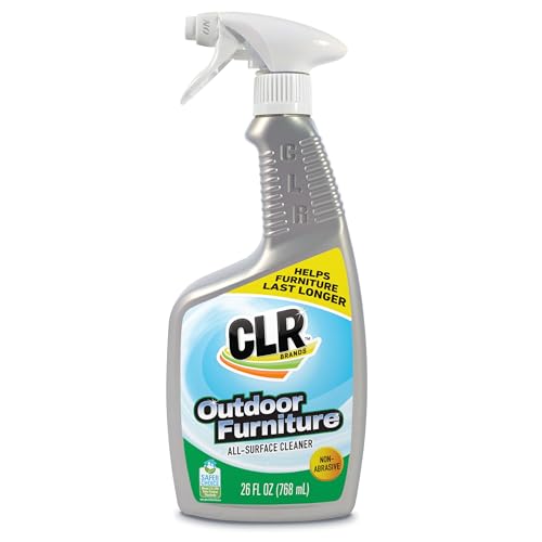 Brands Outdoor Furniture Cleaner, 26 oz. Spray Bottle, Cleans Outdoor Surfaces, Remove Dirt and Grime from Fabric, Wood, Wicker, PVC, Plastic and More
