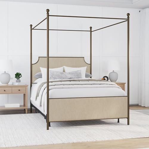 Furniture McArthur Queen Metal and Upholstered Bed, view 3