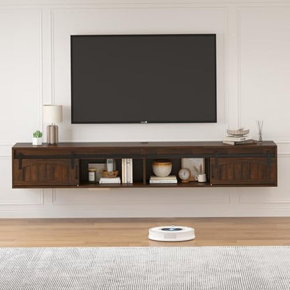 71" Floating TV Stand with Power Outlet, view 4