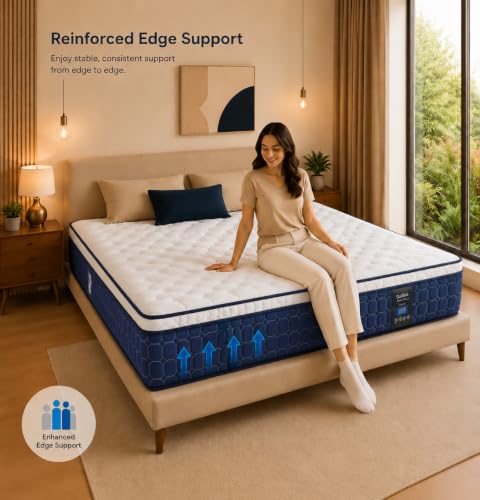14" Queen Hybrid Mattress in a Box, Luxury Hotel Bed, view 7