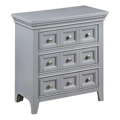 Furniture of America Ender Wood Gray Nightstand with USB and Care Kit
