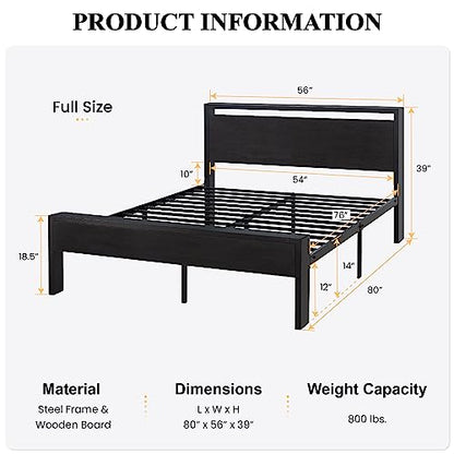 Wooden Bed Frame Black Oak with Rounded Corners and Storage, view 3