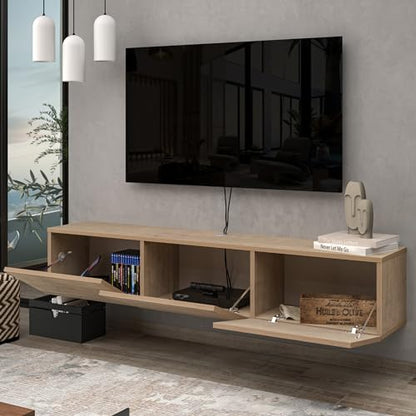 Floating TV Stand Wall Mounted for 65"–80" TVs, view 5