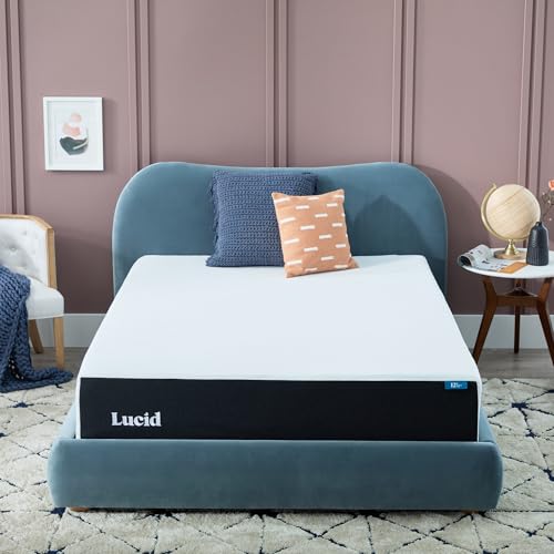 ® 12" Plush Gel Memory Foam Mattress – Bamboo Charcoal & Cooling Gel –, view 2