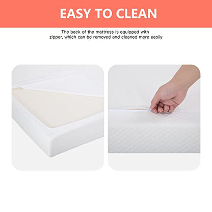 | 5 Inch Full Mattress | Medium Firm | Gel Memory Foam | White, view 7