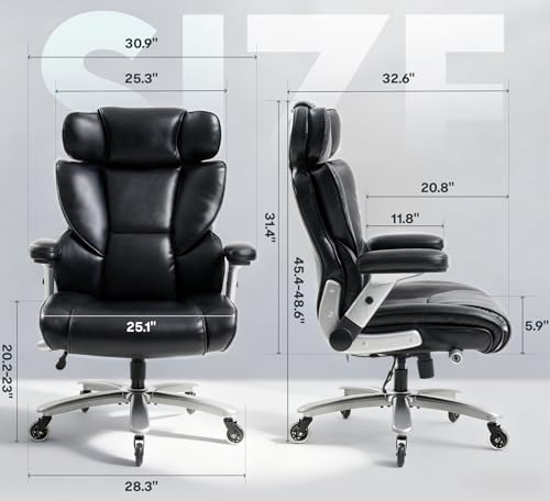 FLEXISPOT 600lbs Big and Tall Office Chair for Heavy People, view 3