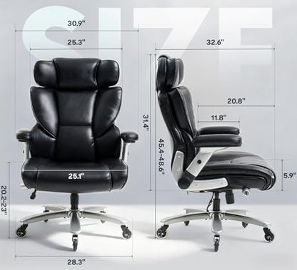 FLEXISPOT 600lbs Big and Tall Office Chair for Heavy People, view 3