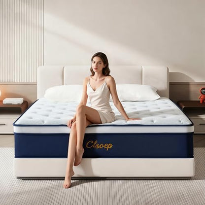 Twin Mattress, 10 Inch Twin Size Mattresses in a Box, view 8