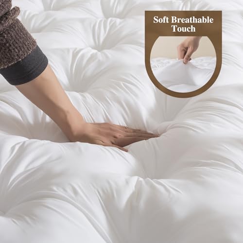 5 Inch Memory Foam Mattress Topper (Queen, 60x80),Deep Pocket, view 5