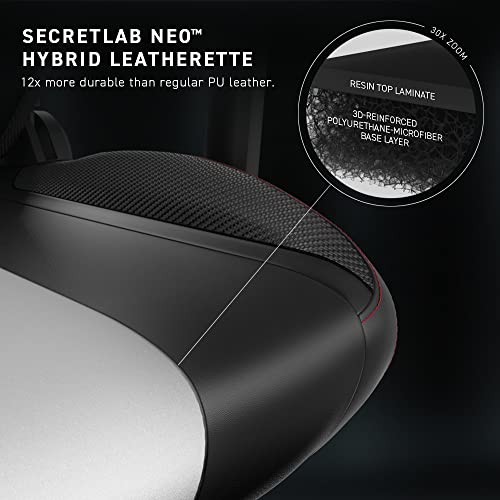 Secretlab Titan Evo Black Gaming Chair - Regular, Leatherette, Ergonomic, view 8
