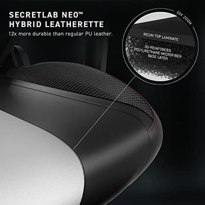 Secretlab Titan Evo Black Gaming Chair - Regular, Leatherette, Ergonomic, view 8