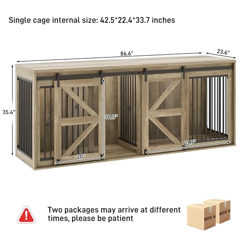 jiteentarou87In Farmhouse Dog Crate TV Stand, view 3