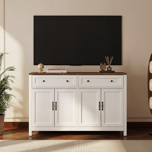 Farmhouse Kitchen Sideboard Buffet Cabinet, Coffee Bar with Storage, view 7