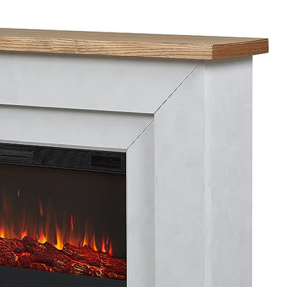 Malie 68" Landscape Electric Fireplace with Mantel for Living Room or Bedroom, view 7