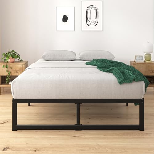 ABEL 14 Inch Platform Bed Frame, Steel Slat Support, Easy Assembly, view 4