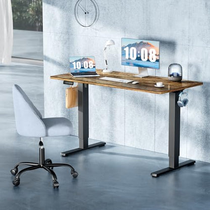48 Inch Electric Standing Desk, Memory Adjustable Home Office Desk, view 5