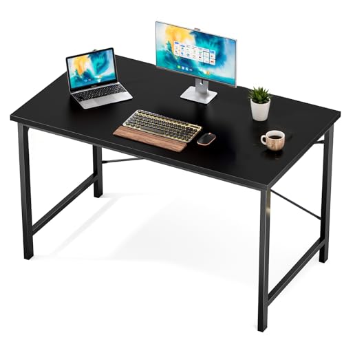 48-Inch Computer Desk for Bedroom, Black, view 2