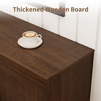70.8" Sideboard Buffet Cabinet with 4 Doors, view 6