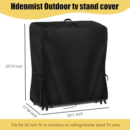 Outdoor TV Cover 50 Inch Weatherproof for 50-55" Outdoor TV Stand, view 3