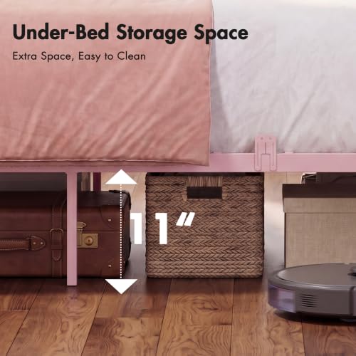 Full Canopy Platform Bed with Charging Station & LED Lights, view 6