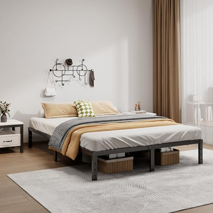 Full Size Bed Frame 12 Inch Metal Platform Bed Frame with Underbed Storage, view 3