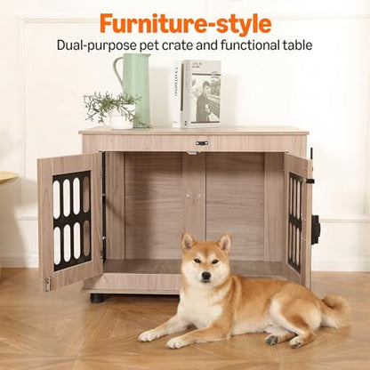 Heavy Duty Dog Crate Furniture for Small to Medium Dogs, view 4