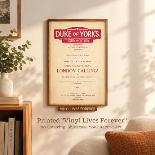 Vinyl Record Wall Mount 6PCS & Now Playing Vinyl Record Stand Set, view 7