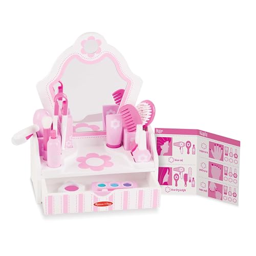 Melissa & Doug Wooden Beauty Salon Play Set, view 2