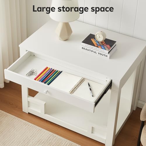 Indoor Dog House Furniture for Small/Medium Dogs with Storage Drawers, view 7