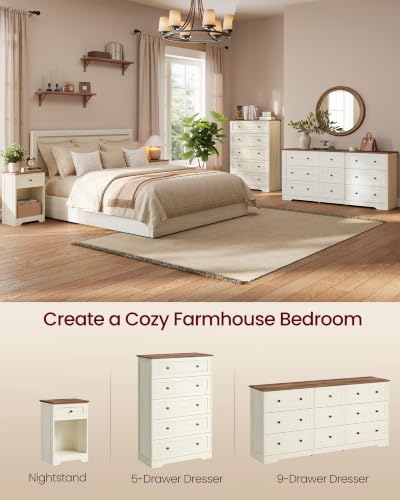 9-Drawer Dresser, Chest of Drawers, 63 x 15.7 x 30.7 in, view 8
