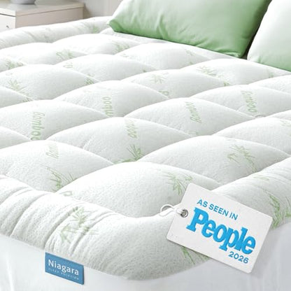 Queen Ultra Soft Mattress Topper — Back Pain Relief, view 2