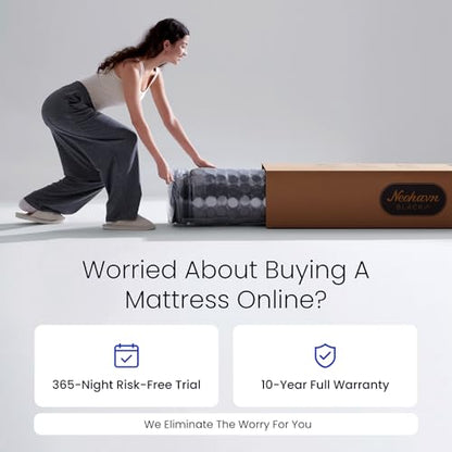 Short Queen Mattress,12 Inch Cooling Gel Memory Foam - Medium Firm Hybrid RV Mattress in a Box,Fiberglass-Free, Soft Knit Cooling Cover, Motion Isolation, CertiPUR-US Certified