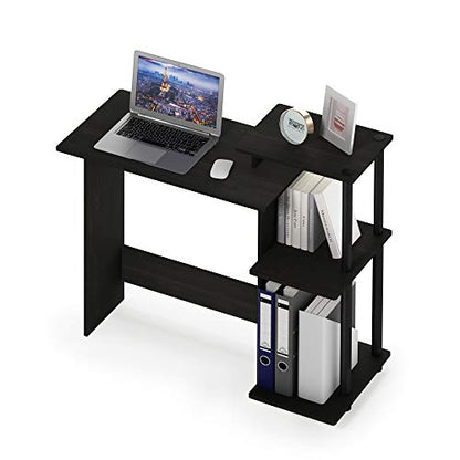 EFFICIENT Desk, 28.6" Wide Gaming Desk with 3 Open Side Shelves, view 7