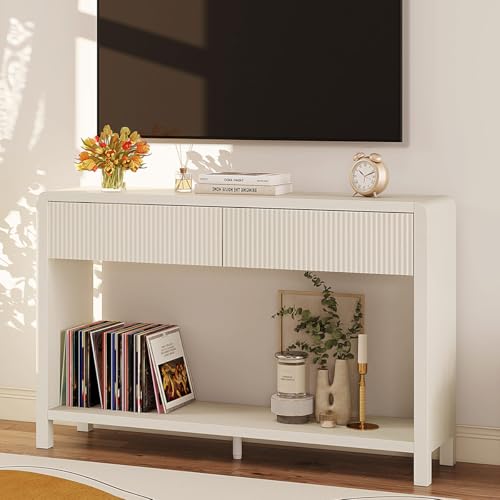 Entryway Console Table with 2 Drawers, view 7