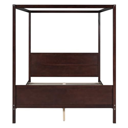 GDFStudio Queen Size Canopy Bed Frame, view 9