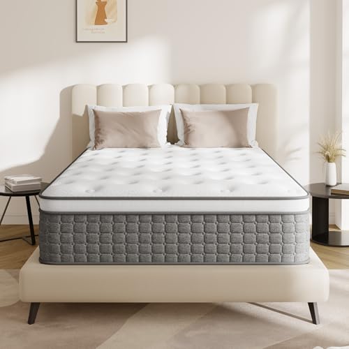 Full Size Mattress, 12 Hybrid Full Mattress in a Box, Medium Firm, view 7