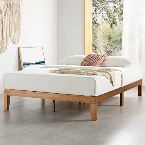 Naturalista Classic, 12 Inch Solid Wood Platform Bed with Wooden Slats, view 2
