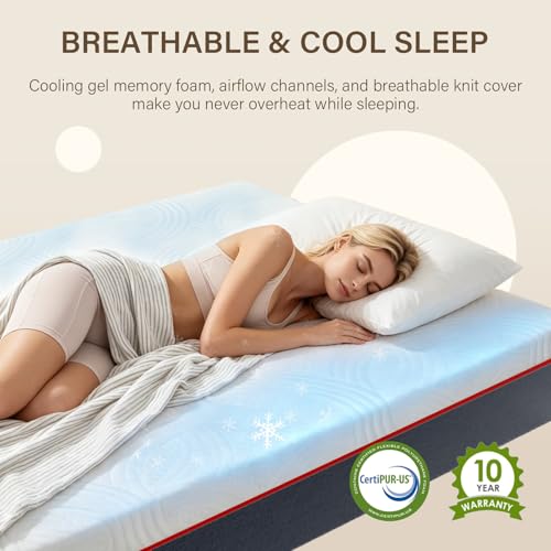 12" Queen Size Mattress in a Box with Memory Foam & Zoned Pocket Coils, view 4