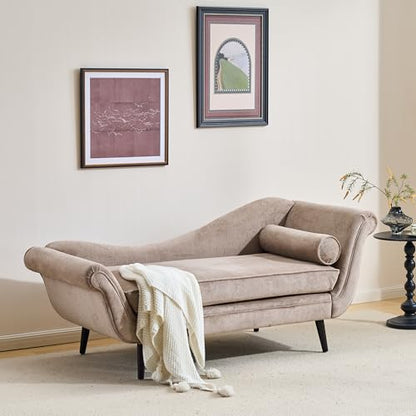 Willer Velvet Upholstered Chaise Lounge Chair Indoor, view 5
