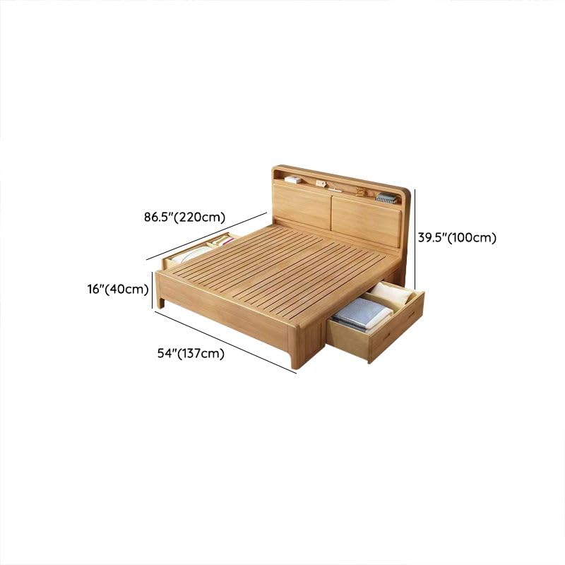 Wood Bed Frame, view 2