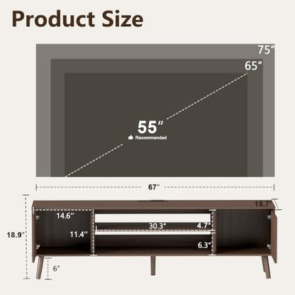 TV Stand for 75 inch TVs, view 3