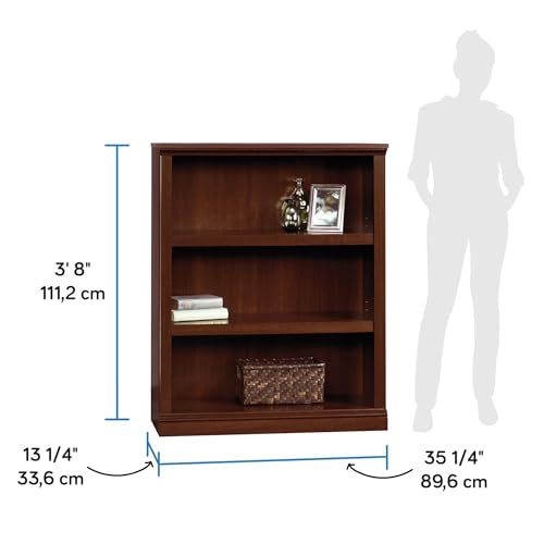 Miscellaneous Storage 3-Shelf Bookcase/ Book shelf, Select Cherry finish