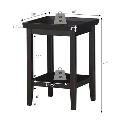 Ledgewood End Table, Espresso